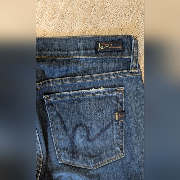 COH Kelly #001 Low Waist Bootcut Raw Hem Jeans - Picture 3 of 9